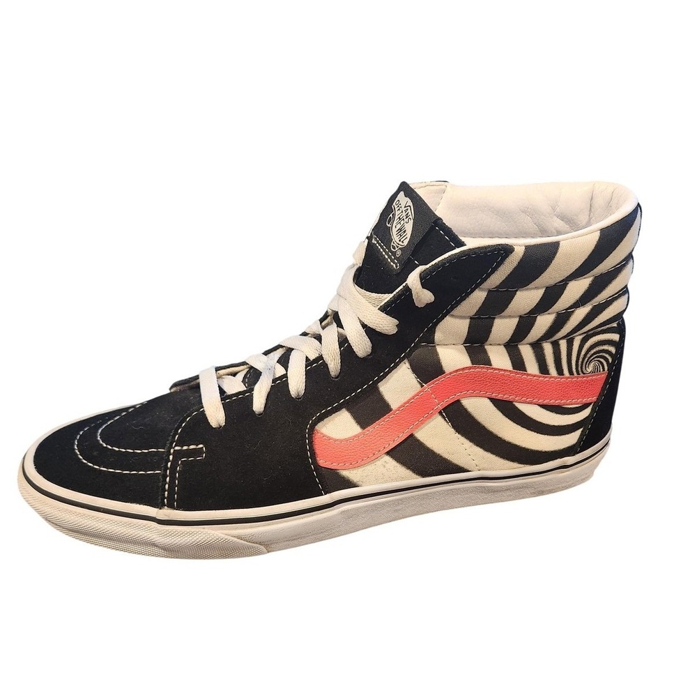 Vans Sk8-Hi Optical Swirl  High Top‎ Sneakers 11.5 Mens Shoes